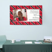 TRINIDAD FLAG 95th Birthday Any Age Photo Spandoek (Beurs)