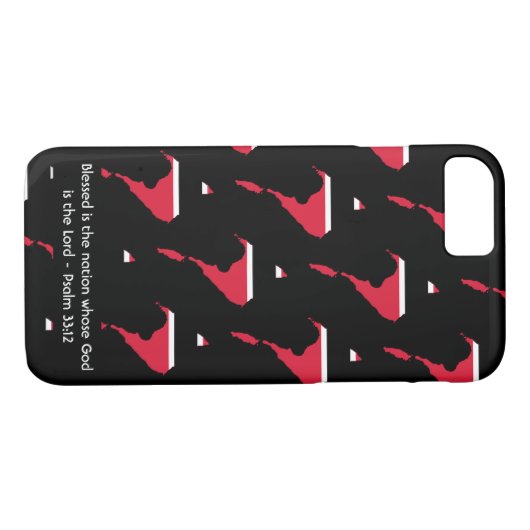 TRINIDAD FLAG  Christelijke scripts Case-Mate iPhone Case (Achterkant (Horizontaal))
