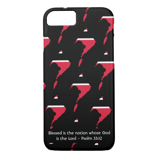 TRINIDAD FLAG  Christelijke scripts Case-Mate iPhone Case (Achterkant)
