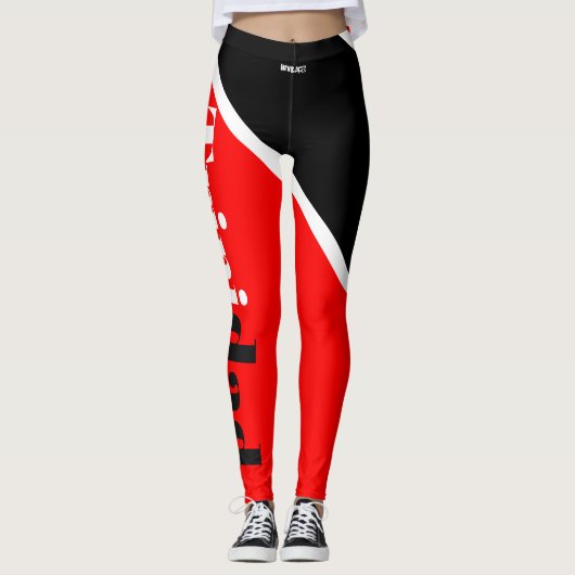 TRINIDAD FLAG LEGGINGS BY. HAVIC ACD (Voorkant)