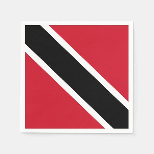 Trinidad Flag Napkins Servet (Voorkant)