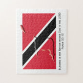 TRINIDAD | Gezegende natie | TRINIDADIAN FLAG Legpuzzel (Verticaal)
