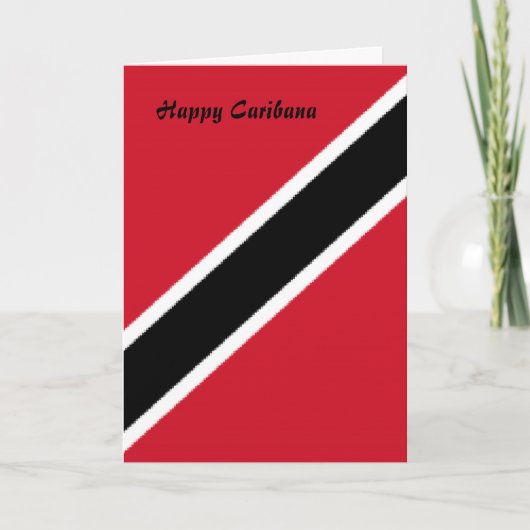 Trinidad happy caribana-kaarten kaart (Voorkant)