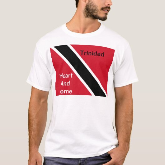 Trinidad hart en thuis t-shirt (Voorkant)