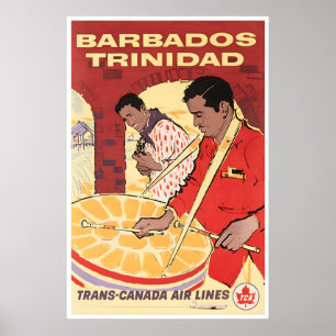 Trinidad Kunst Caribische Kunstprint Barbados Reis Poster