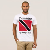 Trinidad mannen t-shirts uit mijn vaders wortels (Voorkant volledig)