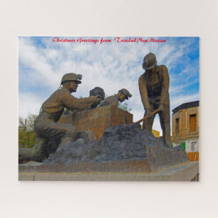 Trinidad New Mexico.kerstbegroetingen Legpuzzel