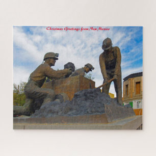 Trinidad New Mexico.Kerstgroeten Legpuzzel