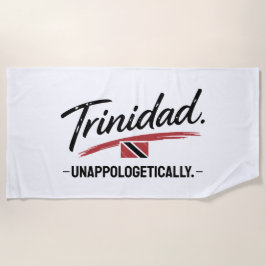 Trinidad Onverontschuldigd Pride WIT Strandlaken