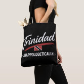 Trinidad Onverontschuldigd Pride WITTE TEKST Tote Bag (Dichtbij)