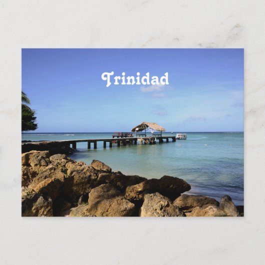Trinidad Pier Briefkaart (Voorkant)