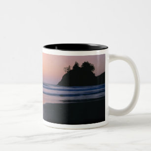 Trinidad State Beach, Californië. VS. Zee 2 Tweekleurige Koffiemok