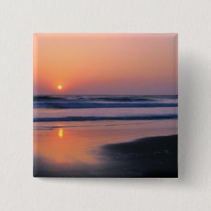 Trinidad State Beach, Californië. VS. Zee 2 Vierkante Button 5,1 Cm