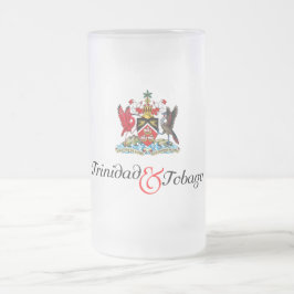 Trinidad & Tobago Aandenken Matglas Bierpul