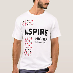 Trinidad Tobago ASPIRE HOGER Christelijke scripts T-shirt