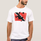 Trinidad Tobago Bicycle Kick T-shirt (Voorkant)