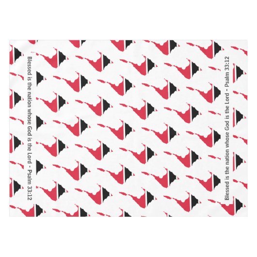 TRINIDAD & TOBAGO Blessed Nation Tafelkleed (Voorkant (Horizontaal))