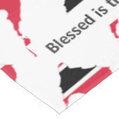 TRINIDAD & TOBAGO Blessed Nation Tafelkleed (Gekanteld)