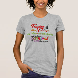 Trinidad & Tobago Carnaval Favoriete Gerechten T-shirt