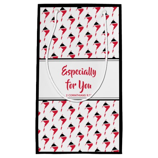 TRINIDAD TOBAGO Christelijk Aangepaste Feestdag Klein Cadeauzakje (Voorkant)