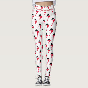 TRINIDAD TOBAGO Christelijke Custom RUN UW EIGEN R Leggings