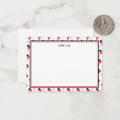 TRINIDAD TOBAGO Christelijke scripts Aangepast Notitiekaartje (Voorkant / Achterkant in situ)