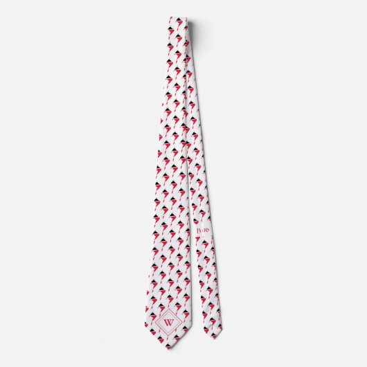 TRINIDAD TOBAGO Christelijke scripts J3:16 Monogra Stropdas (Voorkant)