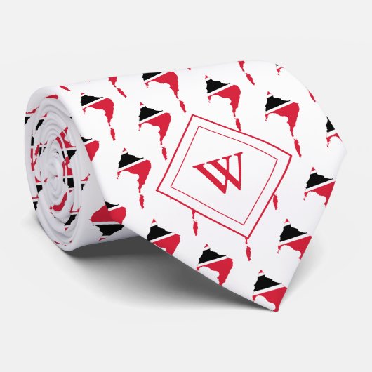 TRINIDAD TOBAGO Christelijke scripts J3:16 Monogra Stropdas (Opgerold)