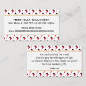 TRINIDAD TOBAGO Christelijke scripts John 3:16 Visitekaartje (Voorkant / Achterkant)