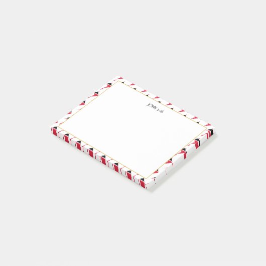 TRINIDAD TOBAGO Christelijke scripts Post-it® Notes (Schuin)