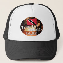 "Trinidad & Tobago Est. 1962"Zonsondergang met Vla