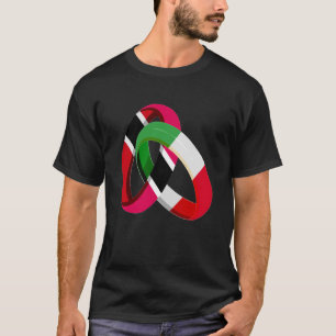 Trinidad&Tobago Flag Italië Groene huwelijksreis W T-shirt