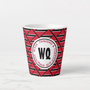TRINIDAD TOBAGO FLAG LATTE MOK