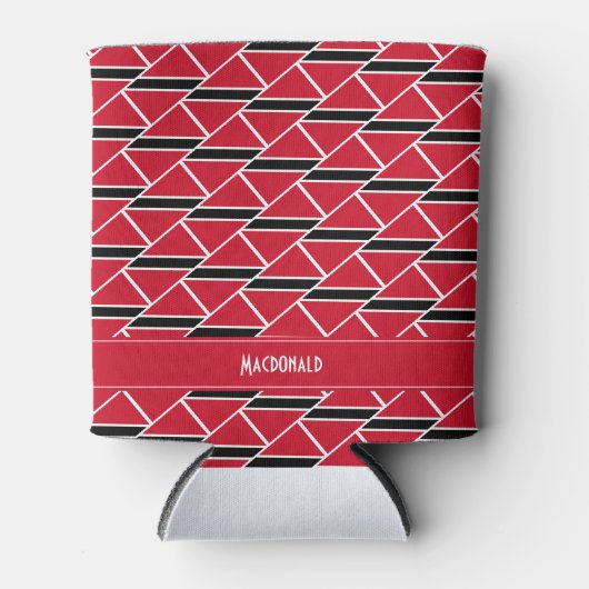 TRINIDAD TOBAGO FLAG - Speciaal uitgeruste carnava Blikjeskoeler (Voorkant)