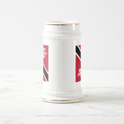 Trinidad & Tobago Onafhankelijkheidsdag Nationale Bierpul (Center)