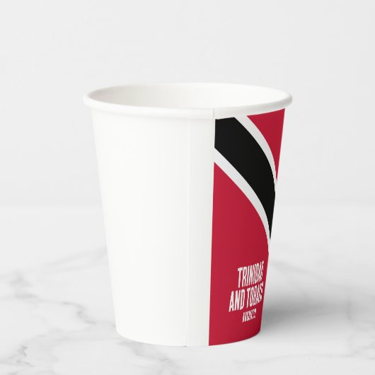 Trinidad & Tobago Onafhankelijkheidsdag Nationale Papieren Bekers (Rechts)