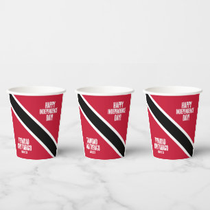 Trinidad & Tobago Onafhankelijkheidsdag Nationale Papieren Bekers