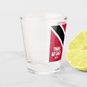 Trinidad & Tobago Onafhankelijkheidsdag Nationale Shot Glas (Links)