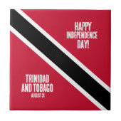 Trinidad & Tobago Onafhankelijkheidsdag Nationale  Tegeltje (Voorkant)