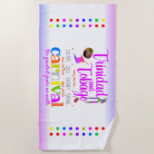 Trinidad & Tobago - Onze cultuur Onze trots (WHITE Strandlaken (Voorkant)