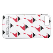 TRINIDAD & TOBAGO Patriottische Christelijke scrip Case-Mate iPhone Case (Achterkant (Horizontaal))