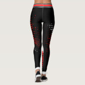Trinidad & Tobago Stipvlag Leggings (Achterkant)