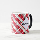 Trinidad - Tobago Trinidadian Flag Tiled Personal Magische Mok (Voorkant rechts)