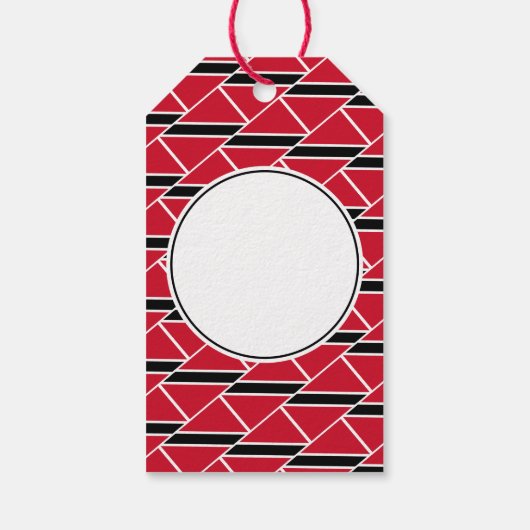 TRINIDAD & TOBAGO VLAG Aangepaste foto vieren Cadeaulabel (Achterkant)