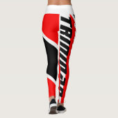 TRINIDAD TOBAGO VLAG LEGGINGS DOOR. HAVIC ACD (Achterkant)