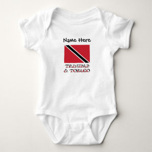 Trinidad Tobago Vlag Persoonlijk Romper