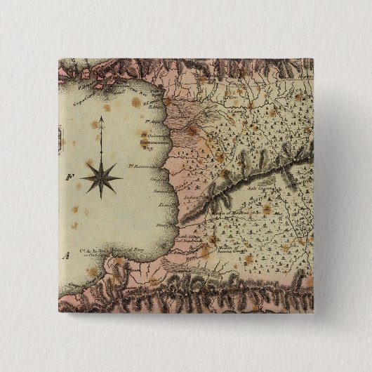 Trinidad Vierkante Button 5,1 Cm (Voorkant)