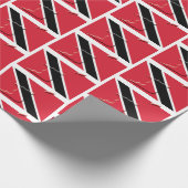 TRINIDAD VLAG met Kaartoverzicht Cadeaupapier (Hoek)