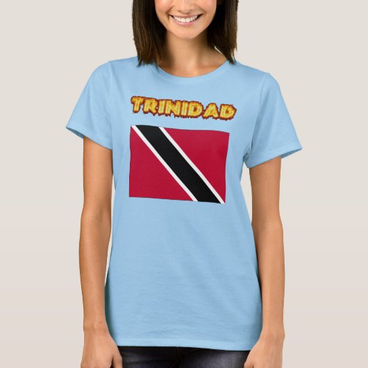 Trinidad, vlag Trinidad T-shirt (Voorkant)