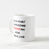 Trinidadiaanse moeder, geweldig koffiemok (Voorkant links)